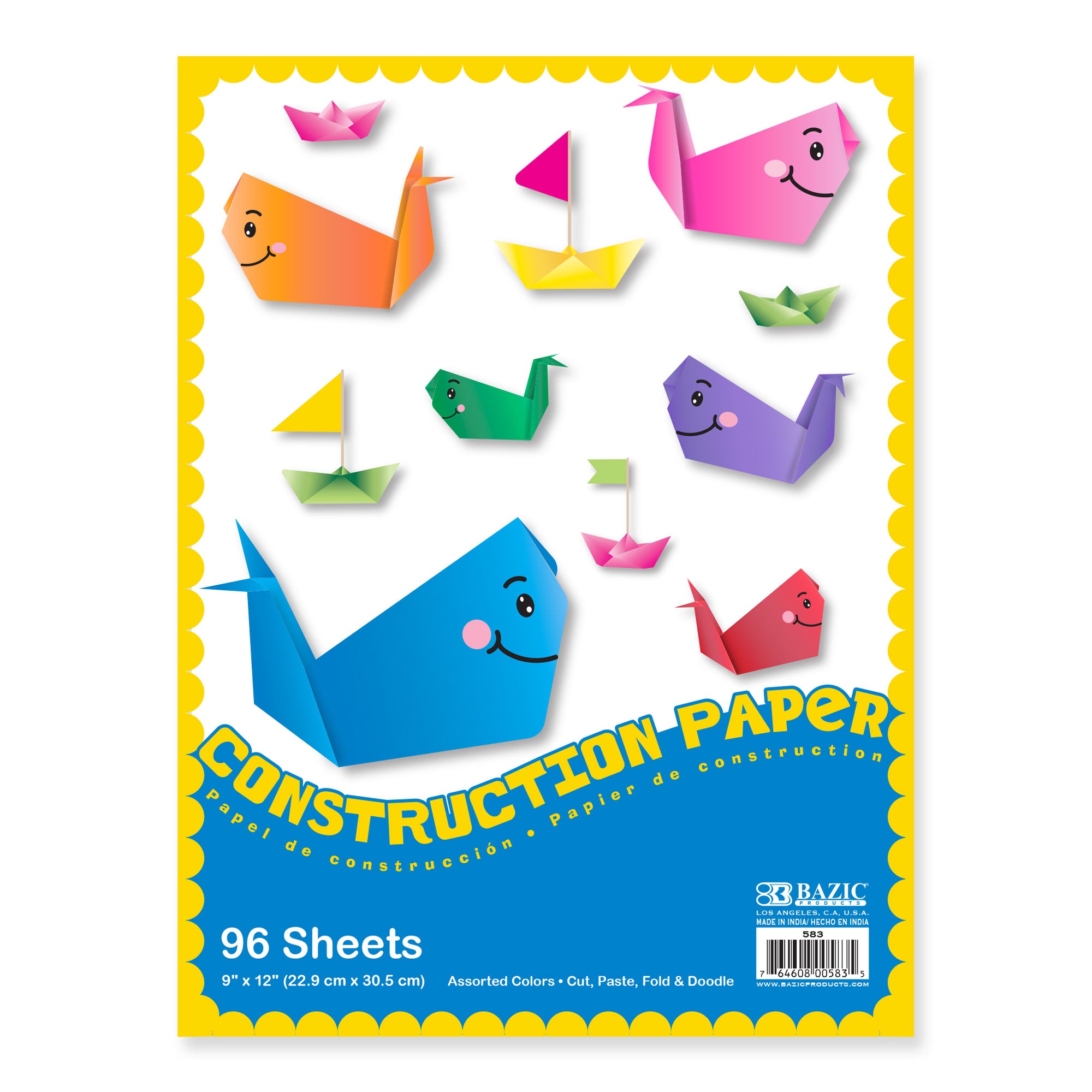 96 Ct. 9" X 12" Construction Paper