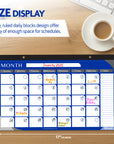 11" X 17" Undated 12-Month Desk Pad Calendar