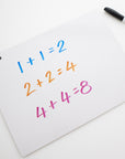 Double Sided Dry Erase Lap Board 9" X 12" w/ Marker