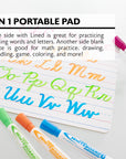9" X 12" Double Sided Dry Erase Lap Board
