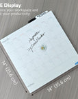 14" x 14" CUBIX Magnetic Dry Erase Calendar Tile