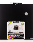 14" x 14" CUBIX Frameless Magnetic Chalkboard w/ Chalk Marker & Magnet