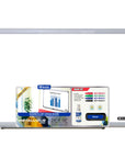 24" x 36" METALLIQUE Aluminum Frame Magnetic Dry Erase Board Value Pack