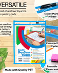 Reusable Dry Erase Pockets with Marker Holder (10/Pack)