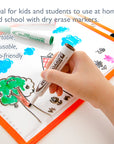Reusable Dry Erase Pockets with Marker Holder (10/Pack)