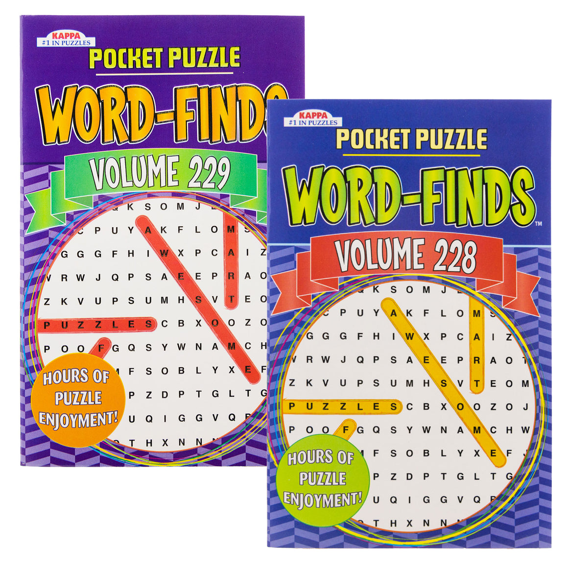 KAPPA Pocket Puzzle Word Finds Book - Digest Size