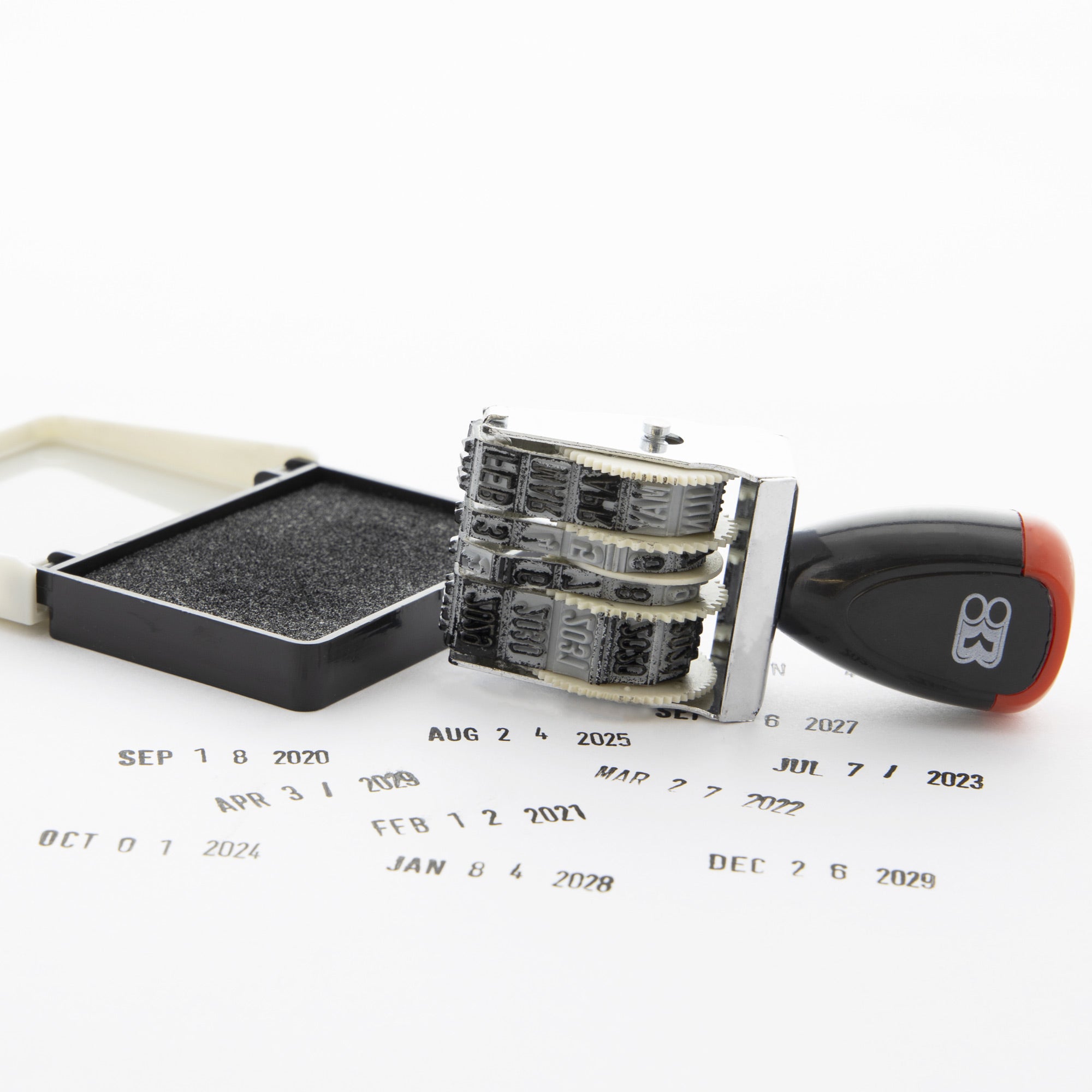 Date Stamp and Ink Pad (Black Ink)