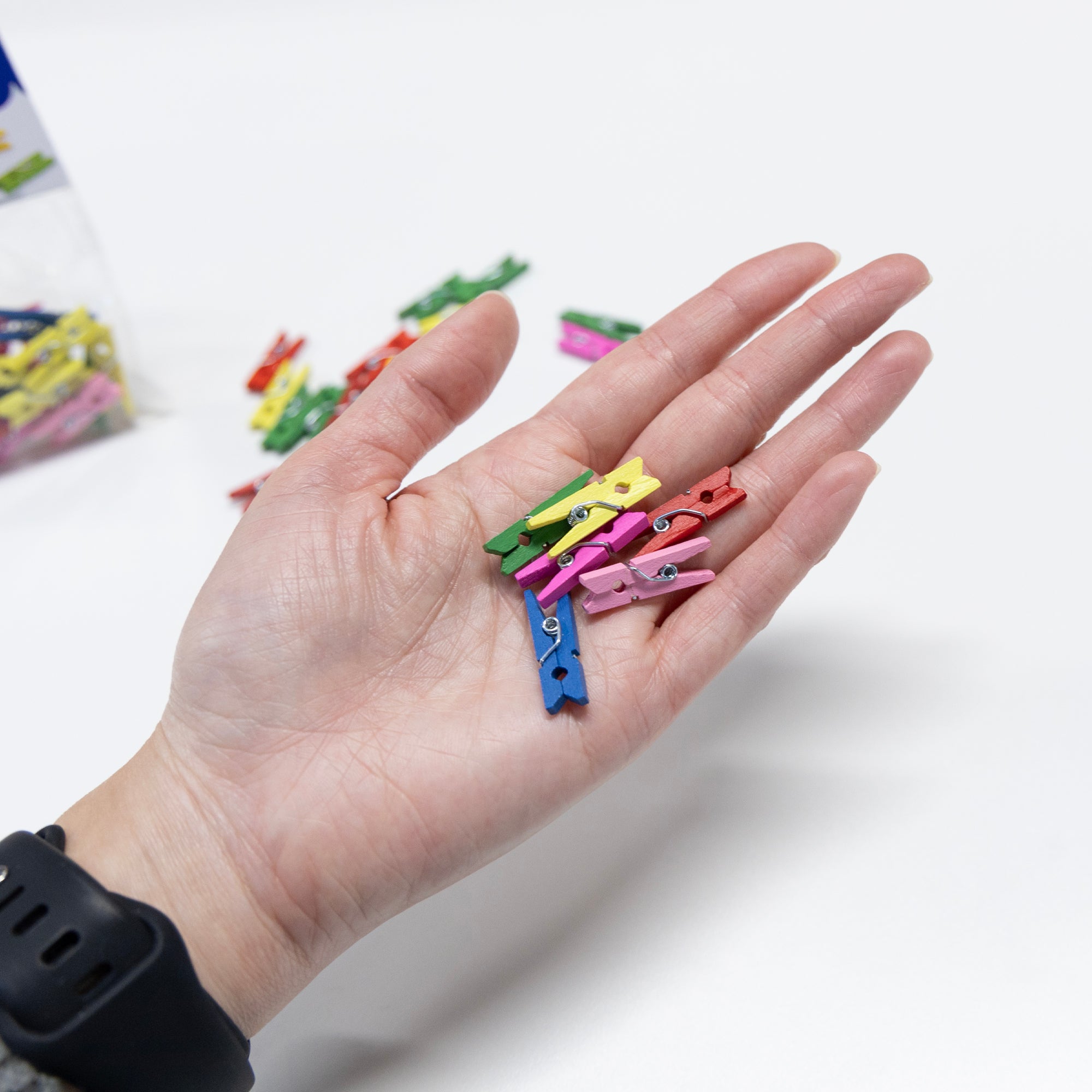 Mini Colored Clothes Pin (50/Pack)