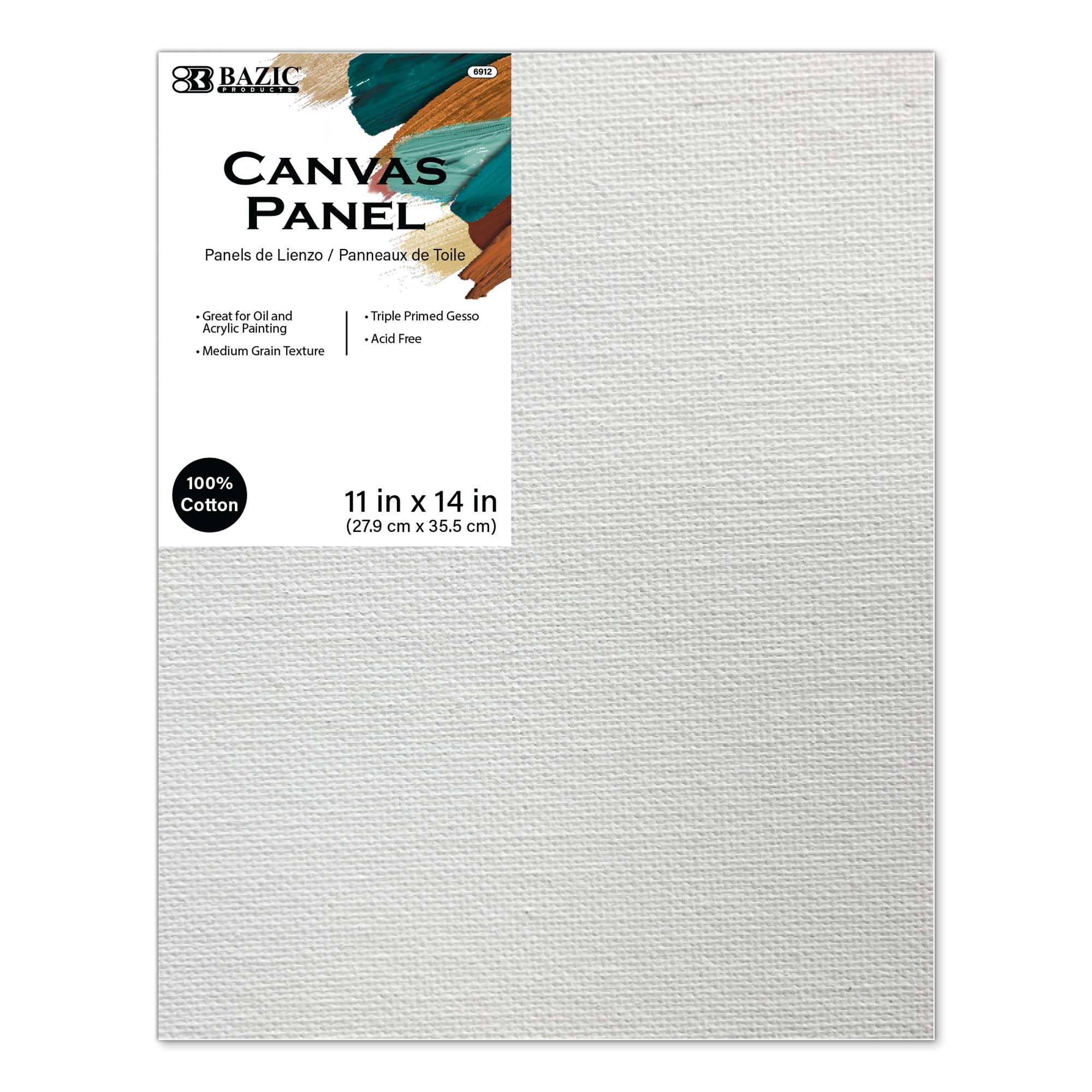 Canvas panel 11in x 14in – BAZIC Store