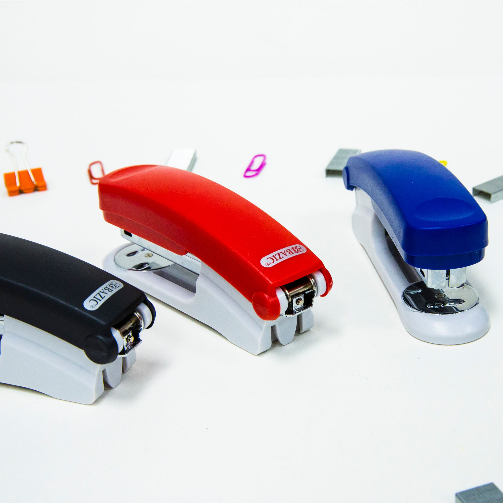 Comfort Grip Desktop Stapler Set