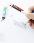 2.00 mm Mechanical Pencil w/ HB 2B 4B 6B Lead