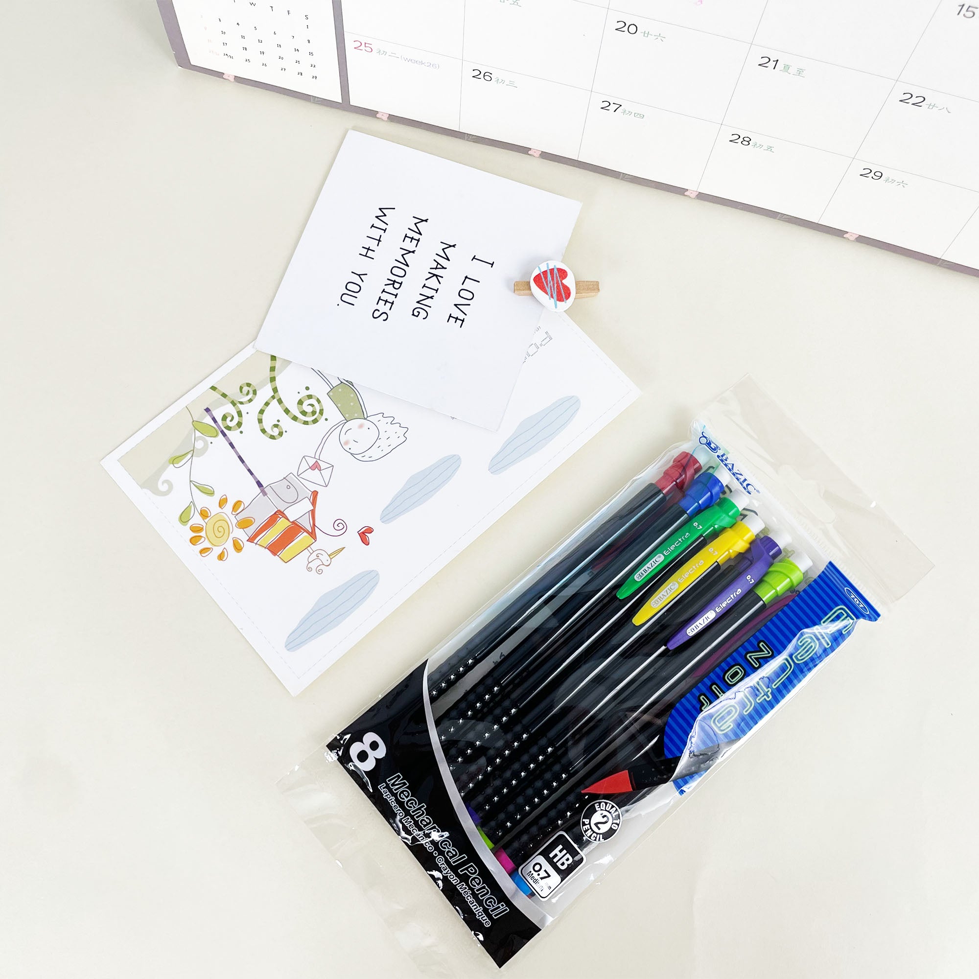 Electra Noir 0.7 mm Mechanical Pencil (8/Pack)