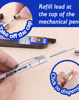 Metro 0.7 mm Mechanical Pencil w/ Ceramics High-Quality Lead