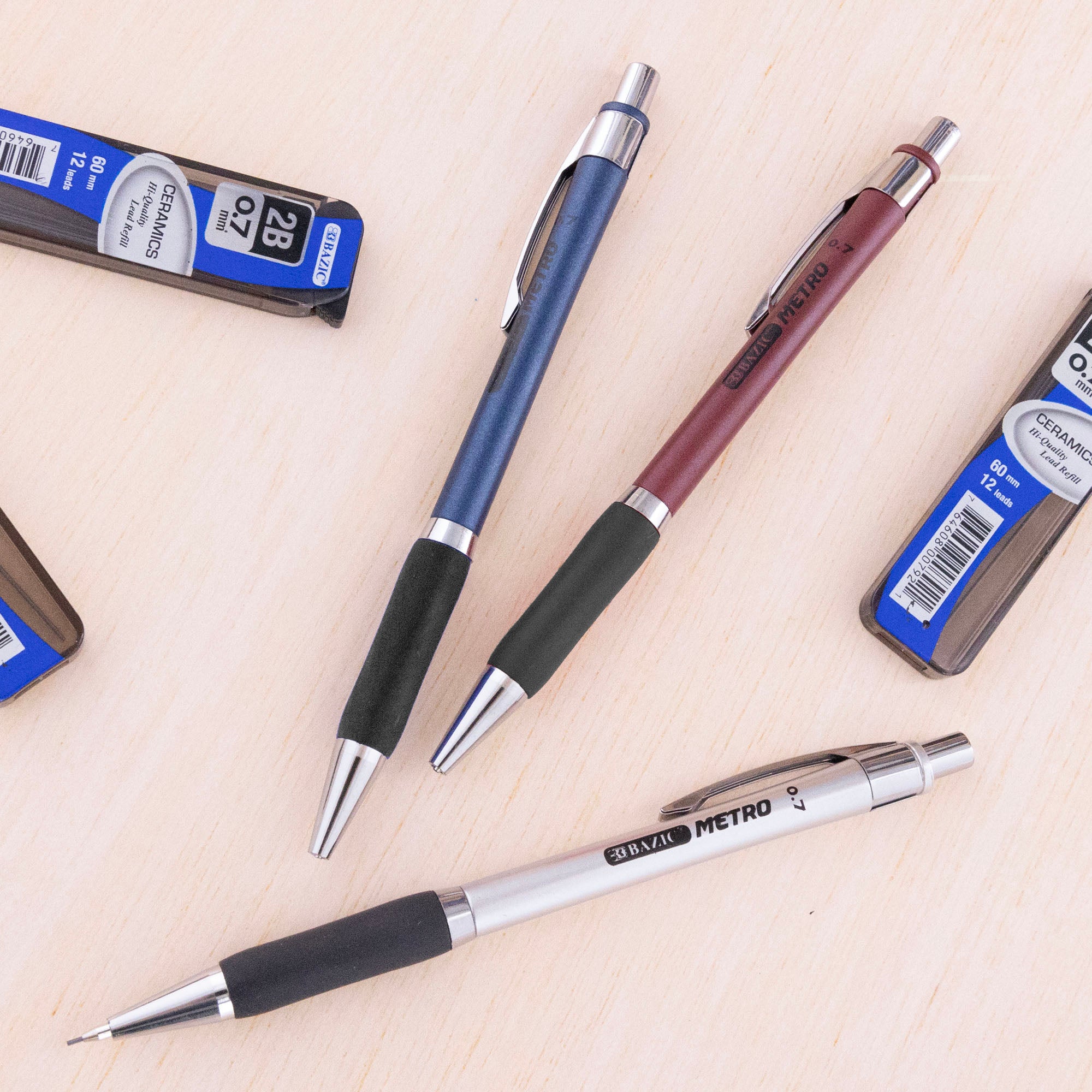 Metro 0.7 mm Mechanical Pencil w/ Ceramics High-Quality Lead