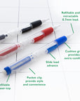 Crown 0.7 mm Mechanical Pencil (3/Pack)