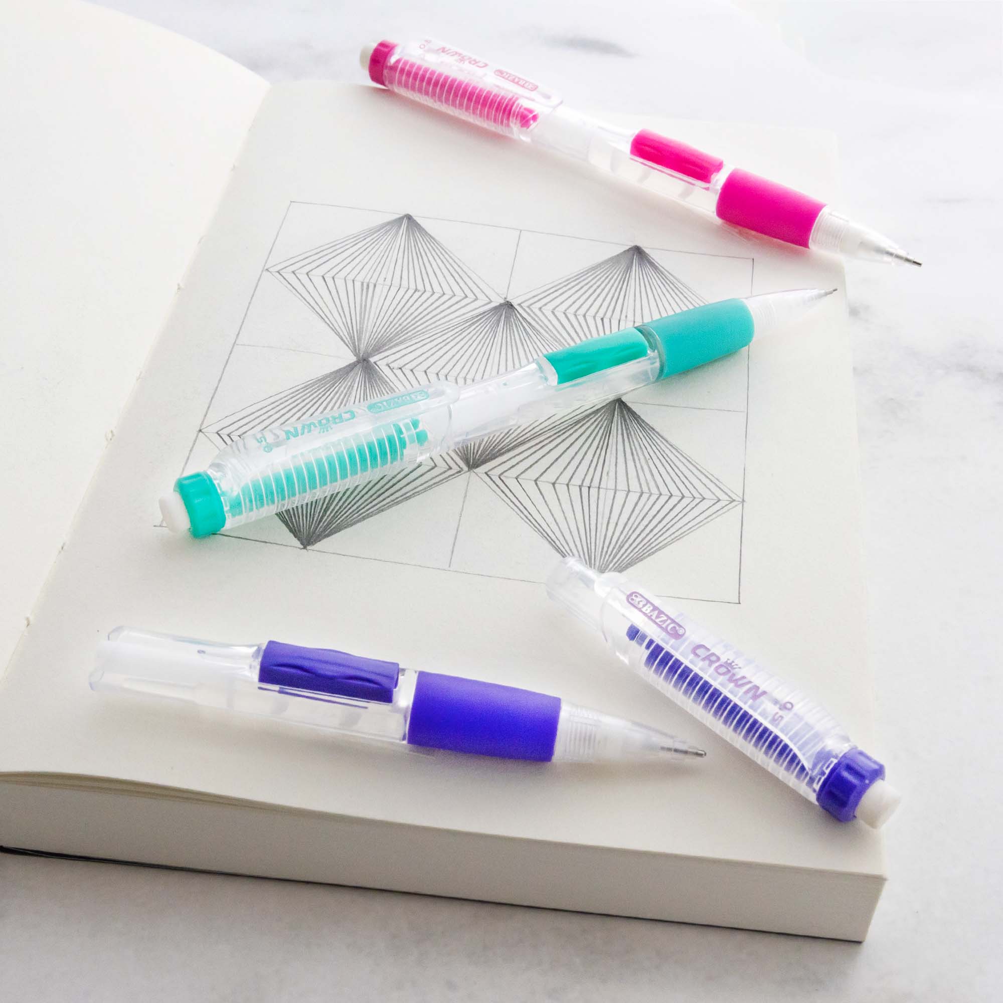 Crown Dazzle 0.5 mm Mechanical Pencil (3/Pack)