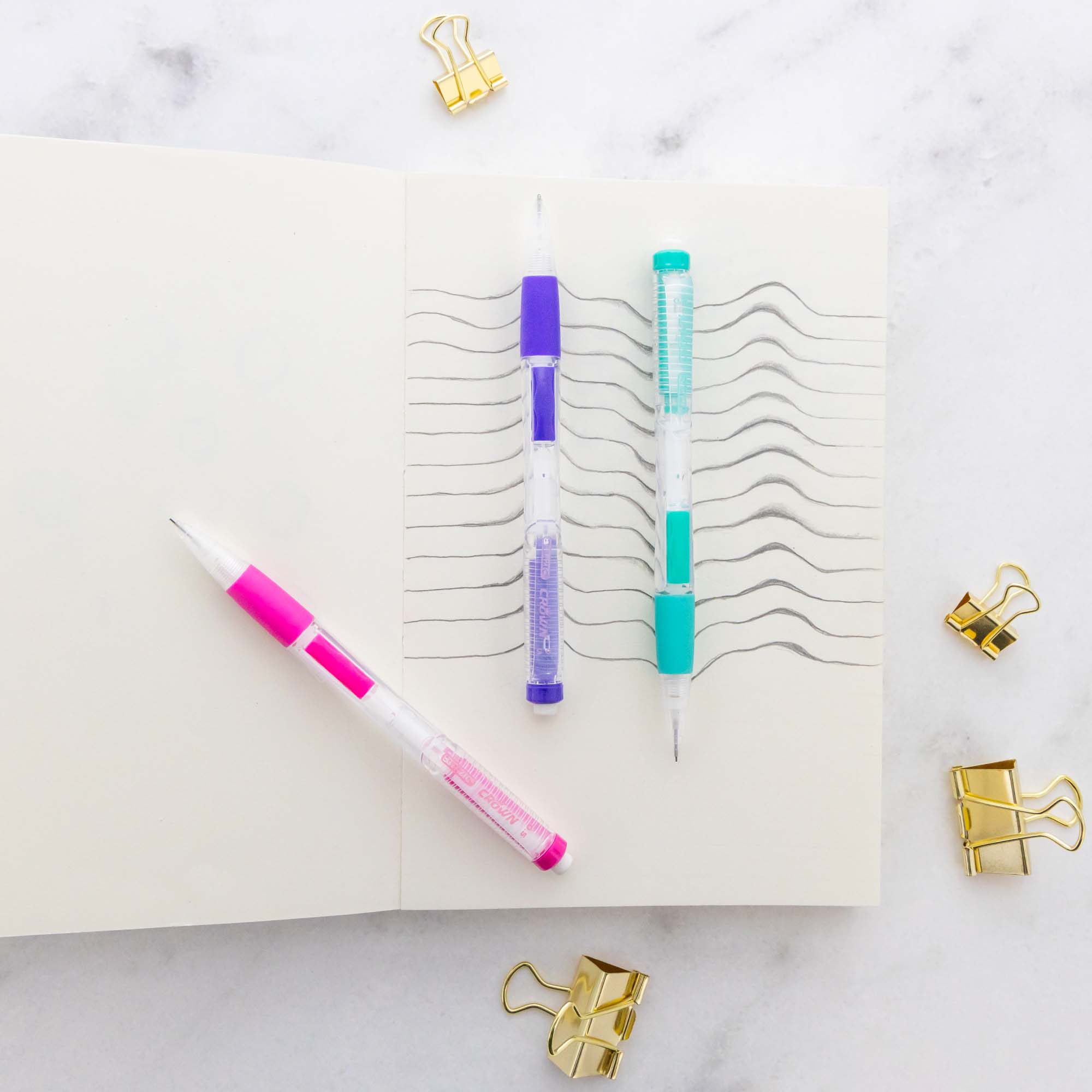 Crown Dazzle 0.5 mm Mechanical Pencil (3/Pack)