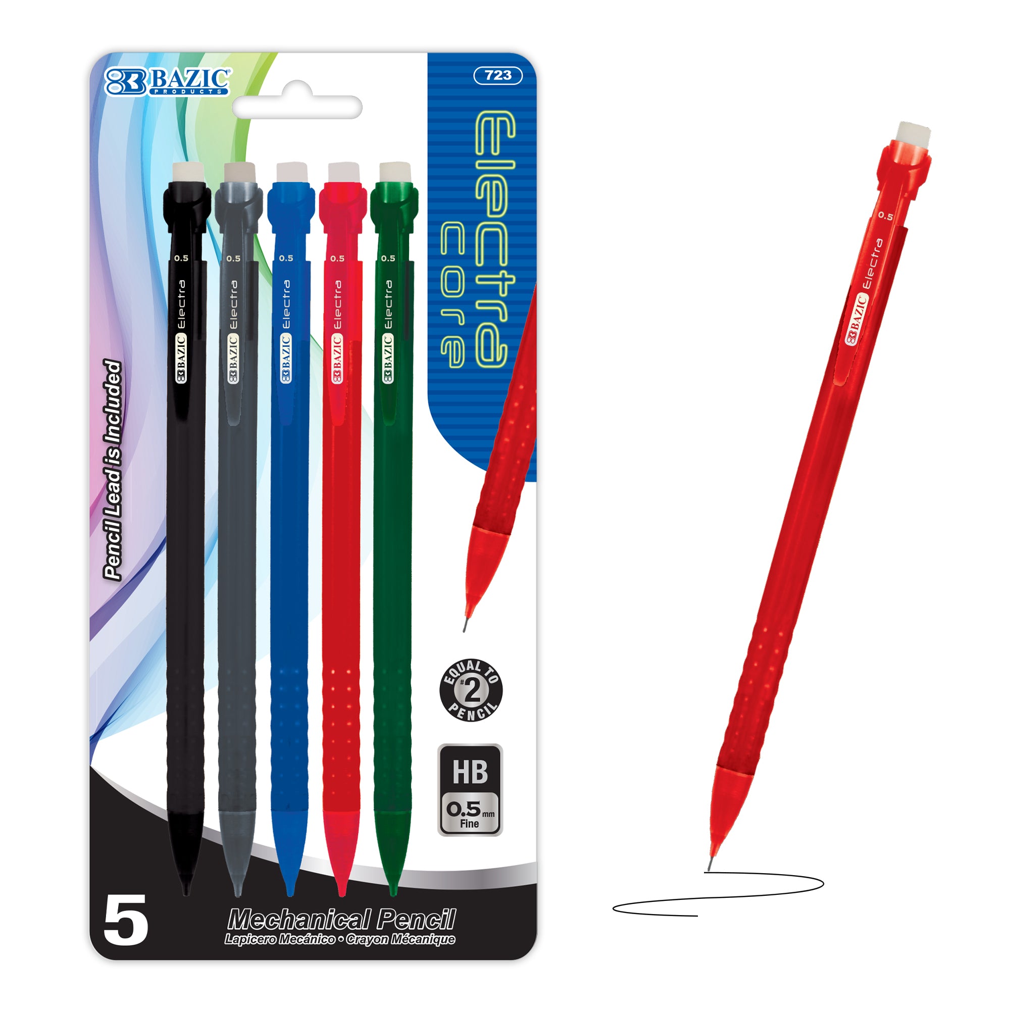 Electra Core 0.5 mm Mechanical Pencil (5/Pack)