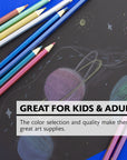 12 Metallic Colored Pencils
