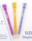 Spinner Top Eraser 0.7 mm  Mechanical Pencil (3/Pack)