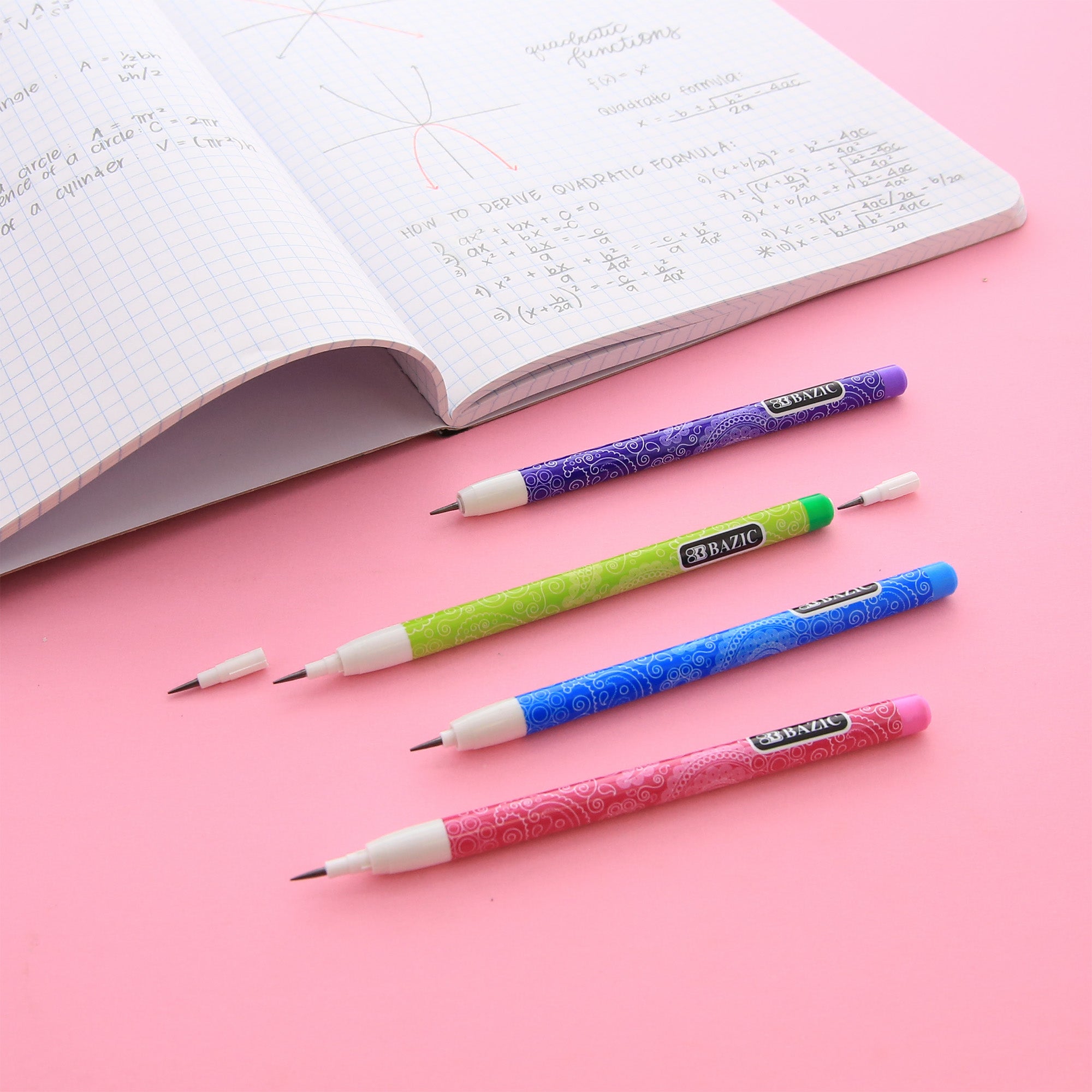 Paisley Multi-Point Pencil (8/Pack)