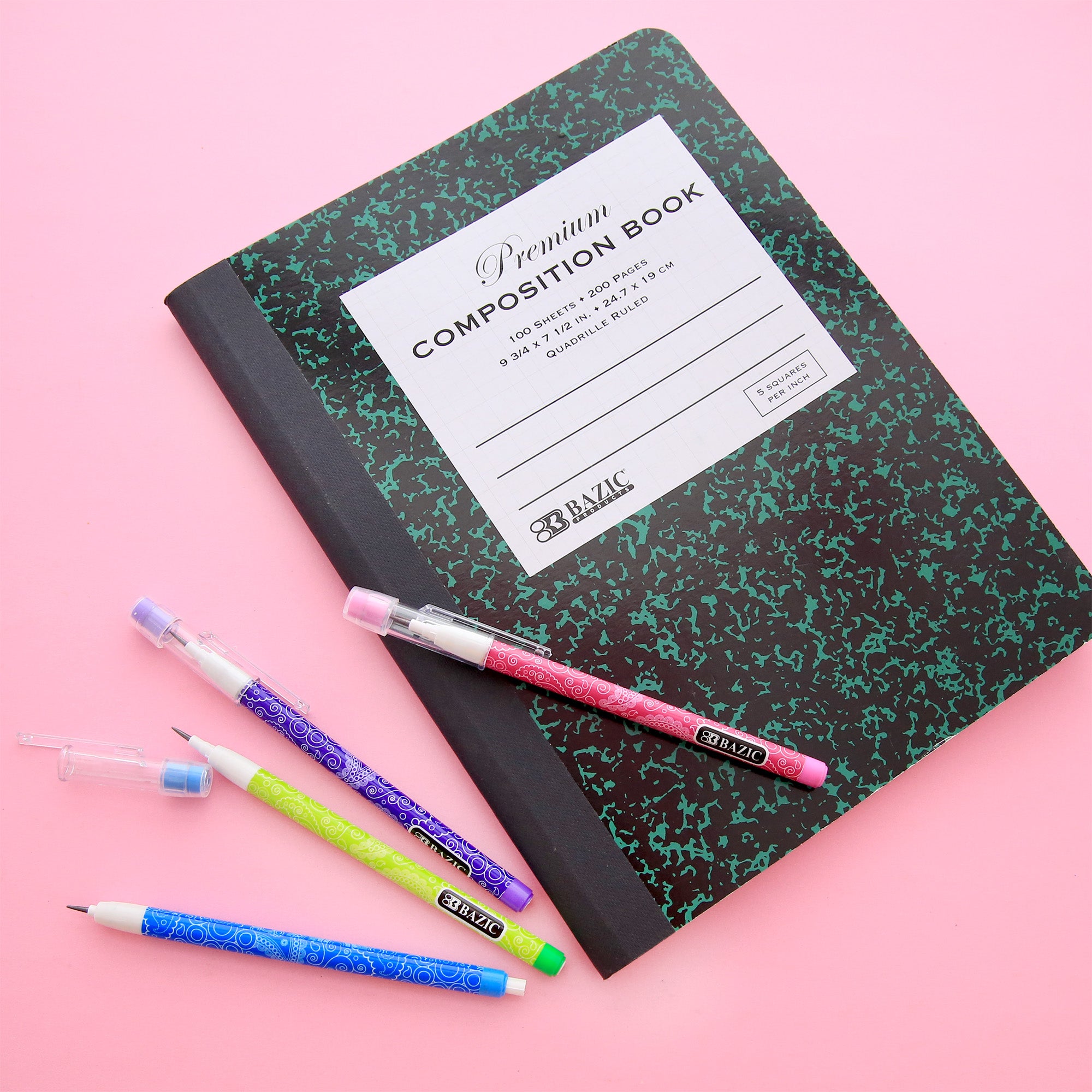 Paisley Multi-Point Pencil (8/Pack)