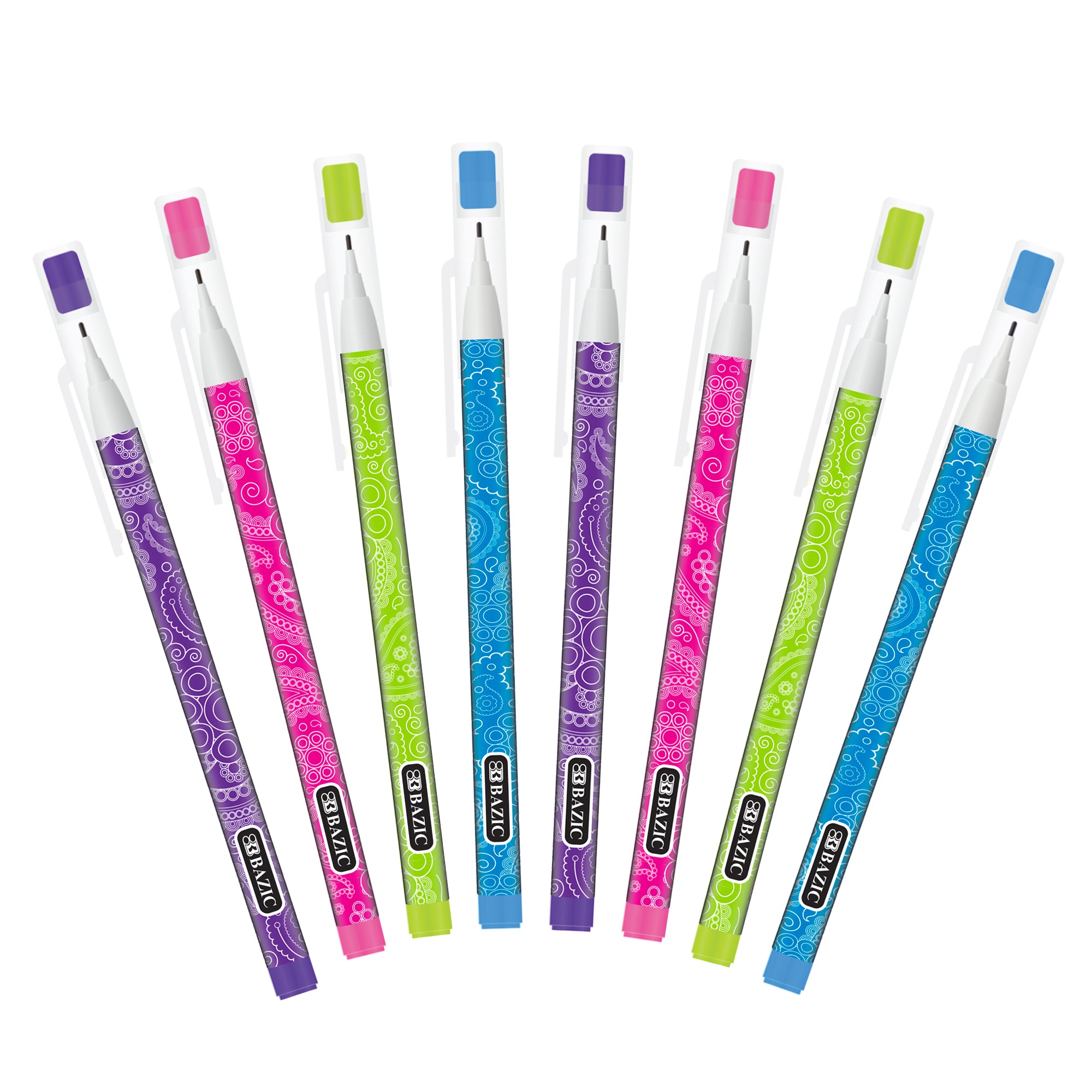 Paisley Multi-Point Pencil (8/Pack)