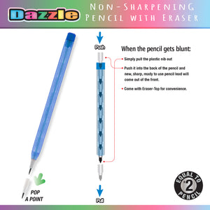 Multi-Point Pencil Dazzle (8/Pack)