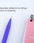 Saige Serena 0.7 mm Mechanical Pencil (4/Pack)