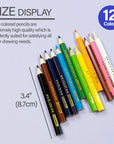 12 Mini Colored Pencils