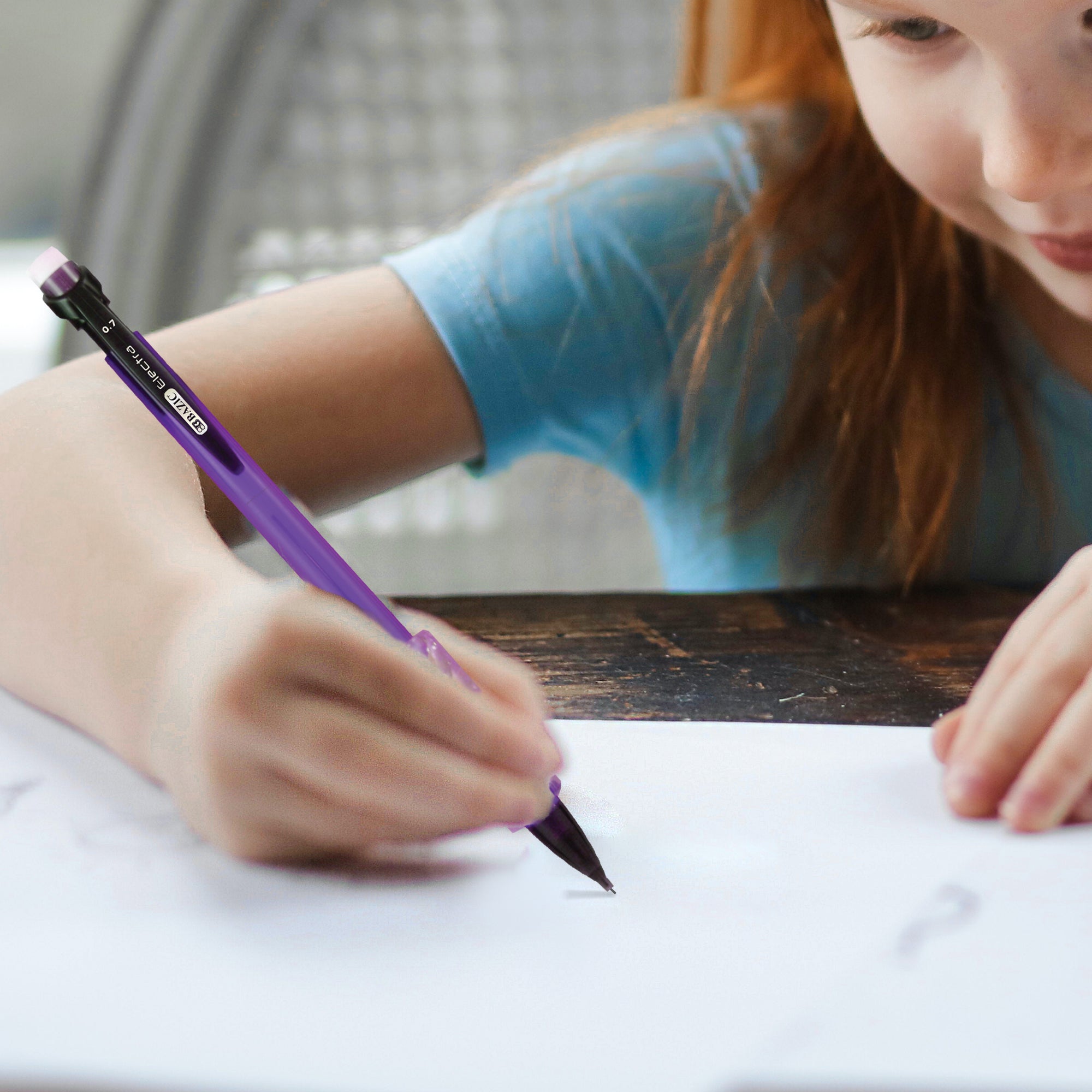 Electra 0.7 mm Fashion Color Mechanical Pencil with Gel Grip (3/Pack)