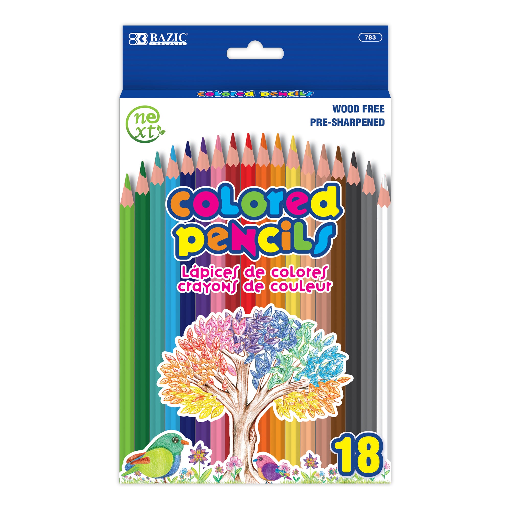 BAZIC Next 18 Colored Pencils – BAZIC Store