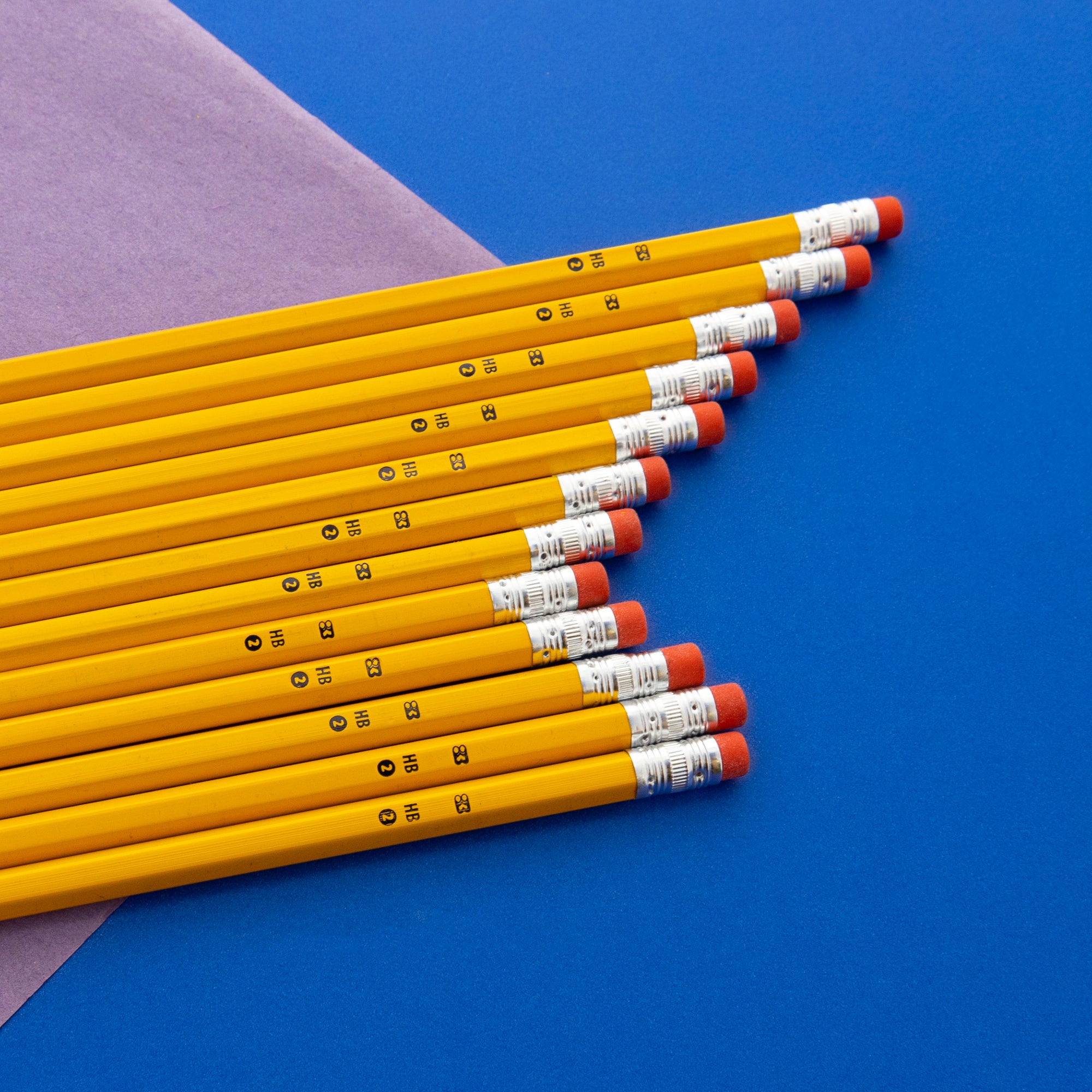 2 Pencils Number Yellow No. 2 (HB) Unsharpened Pencils, Bulk Set... Pencils  #2, image size:2000x2000