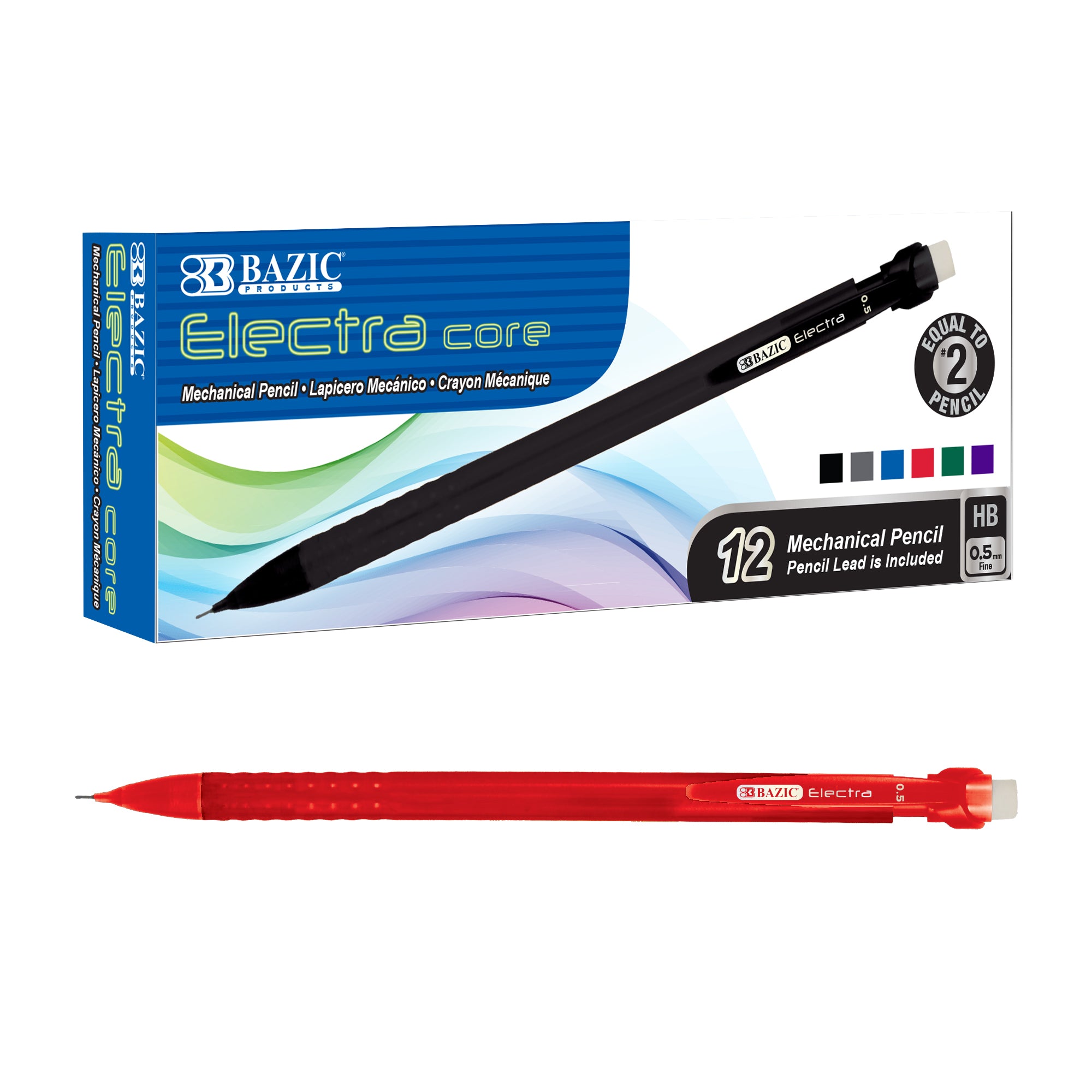 Electra Core 0.5 mm Mechanical Pencil (12/Box)