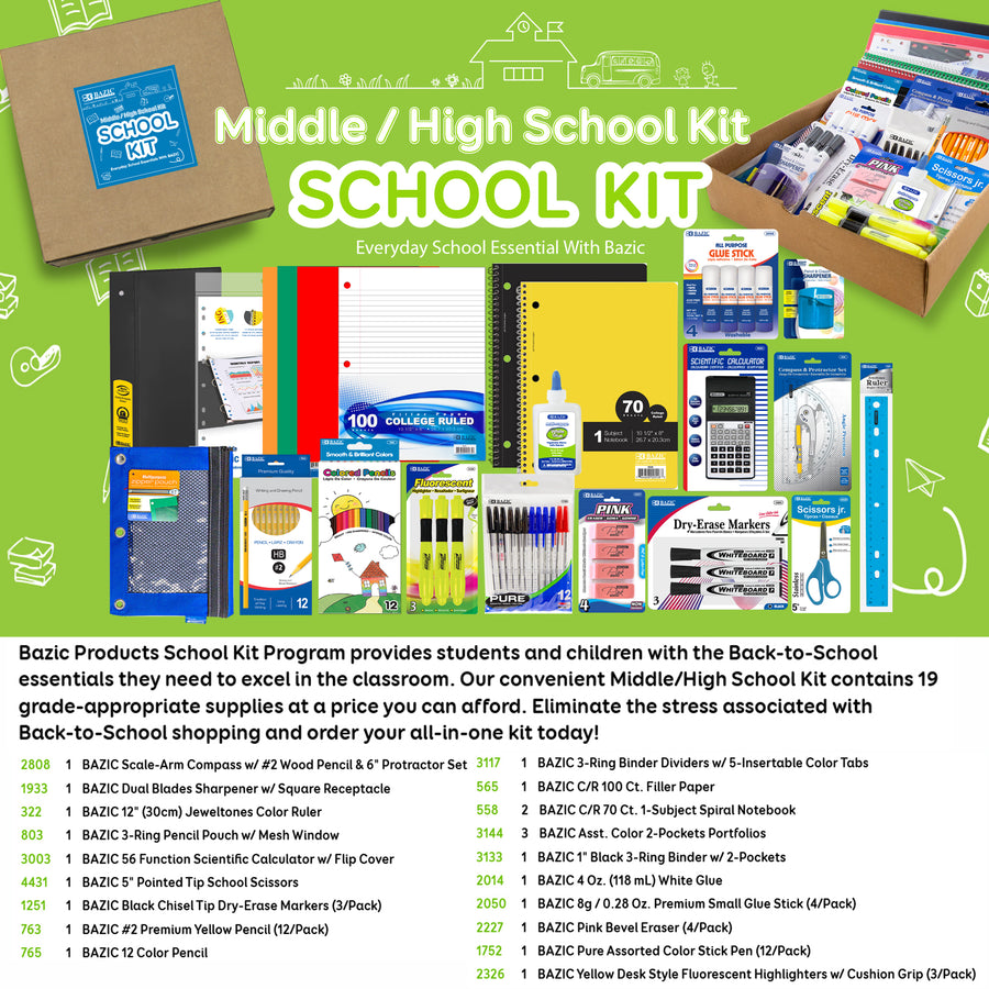 Middle / High School Kit 65 Count