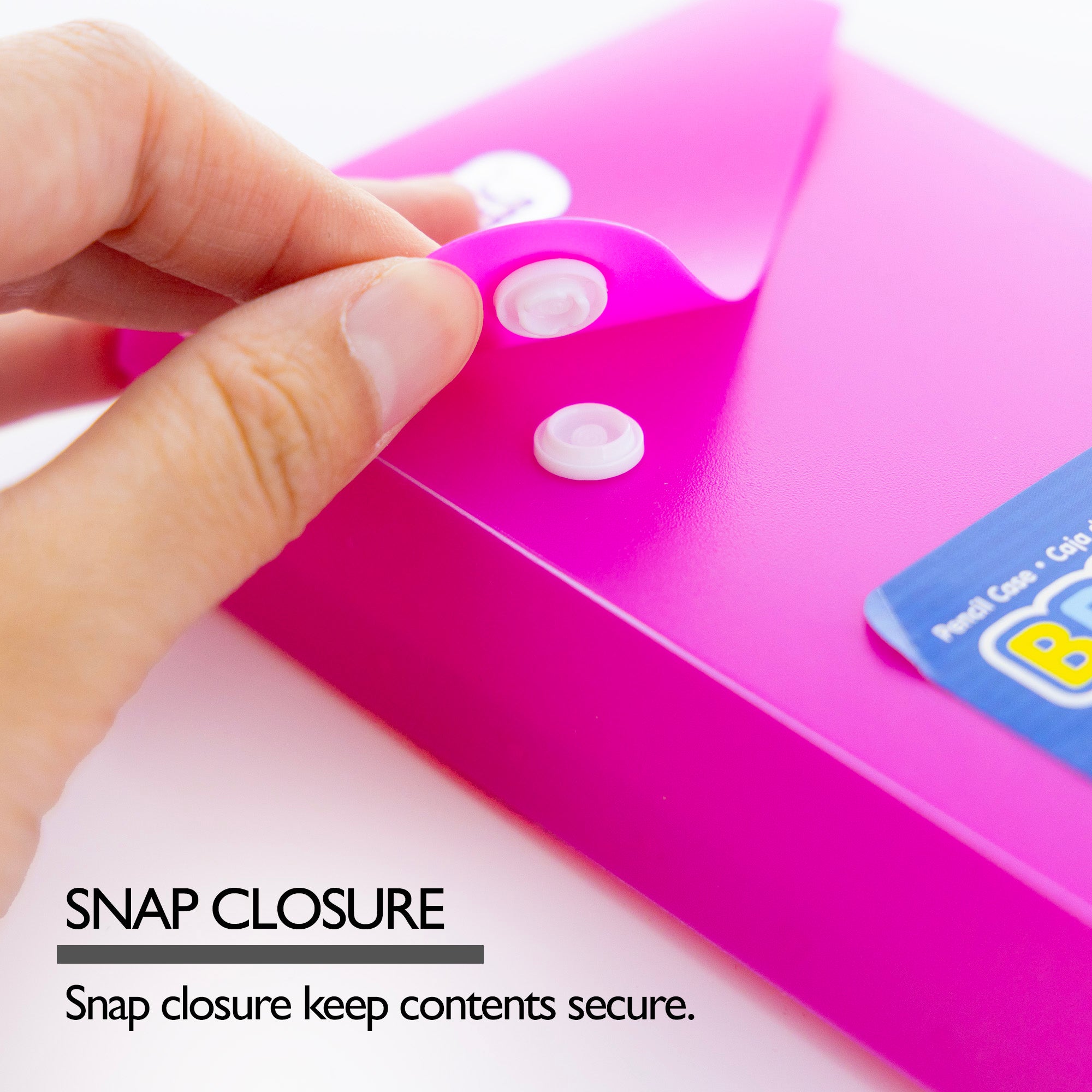 Bright Color Slider Pencil Case w/ PDQ Display