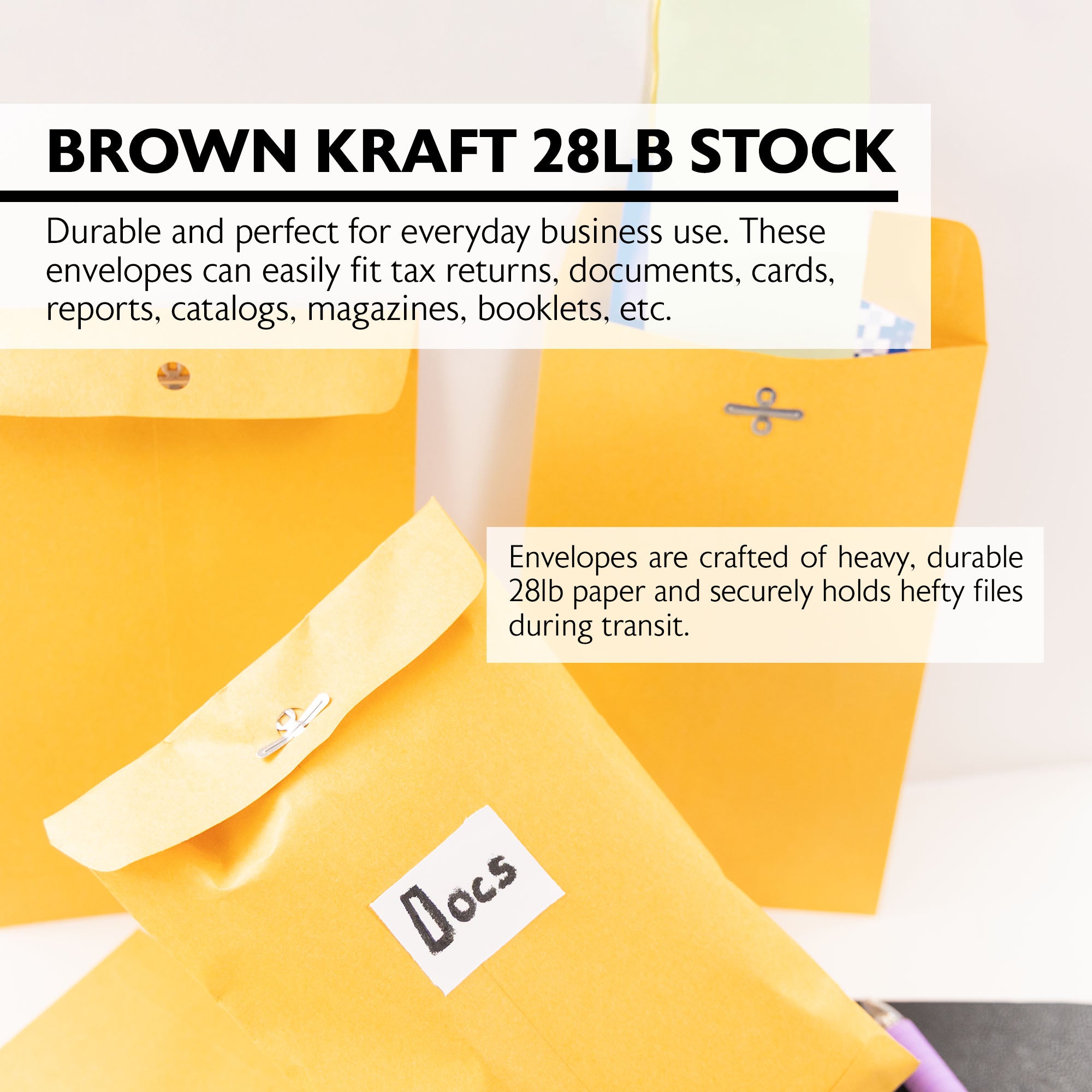 6" X 9" Clasp Envelope (5/Pack)