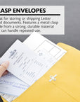 10"  X 15" Clasp Envelope (100/Box)
