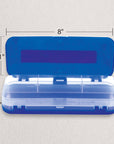 Pencil Case 8" Double Deck Organizer Box