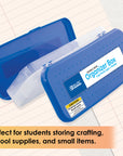 Pencil Case 8" Double Deck Organizer Box