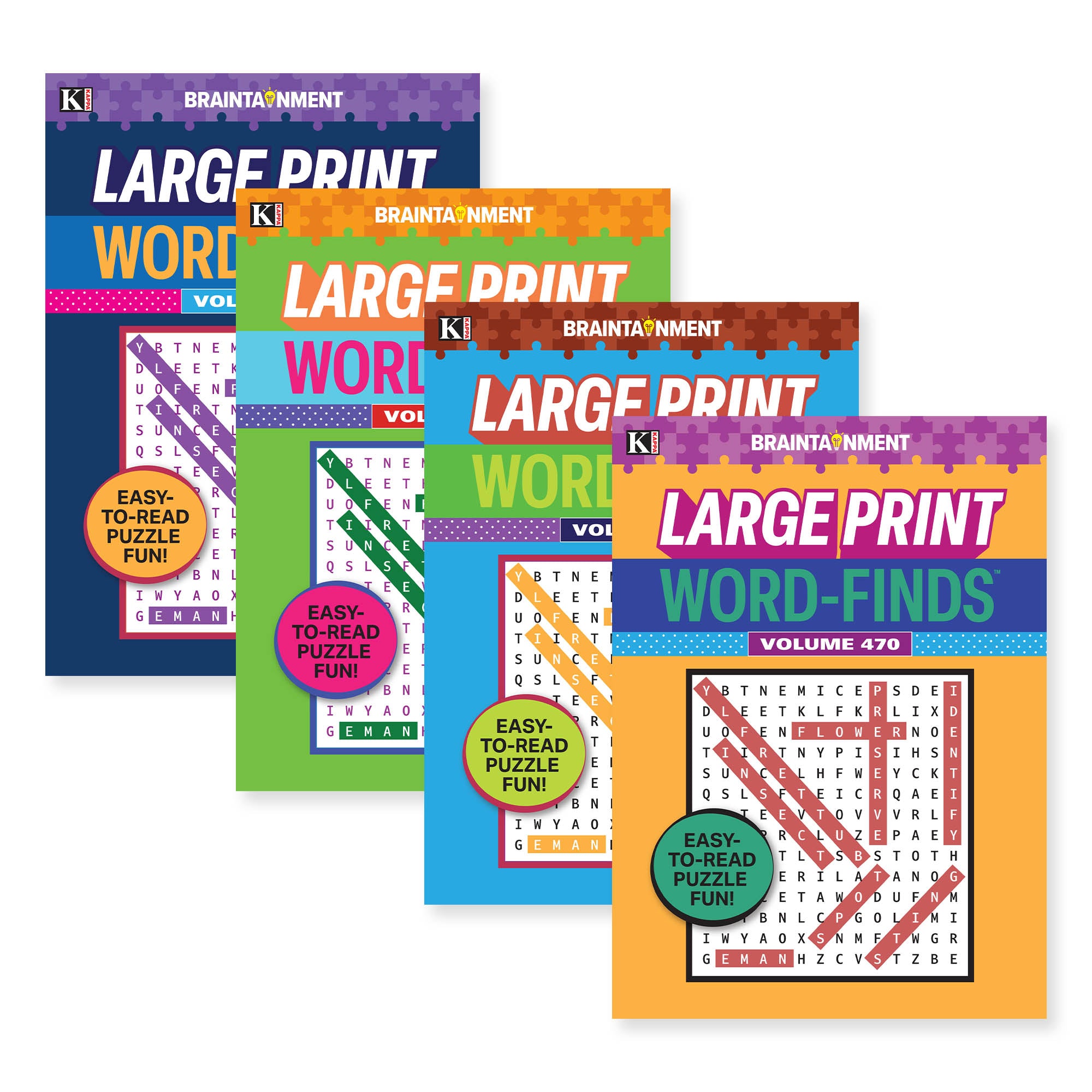 KAPPA Large Print Word Finds