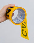 3" x 100' Yellow "Caution" Barricade Tape