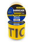 3" x 100' Yellow "Caution" Barricade Tape