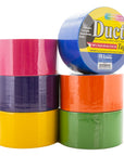 1.88" X 10 Yard Assorted Fluorescent Colored Duct Tape (6 units)