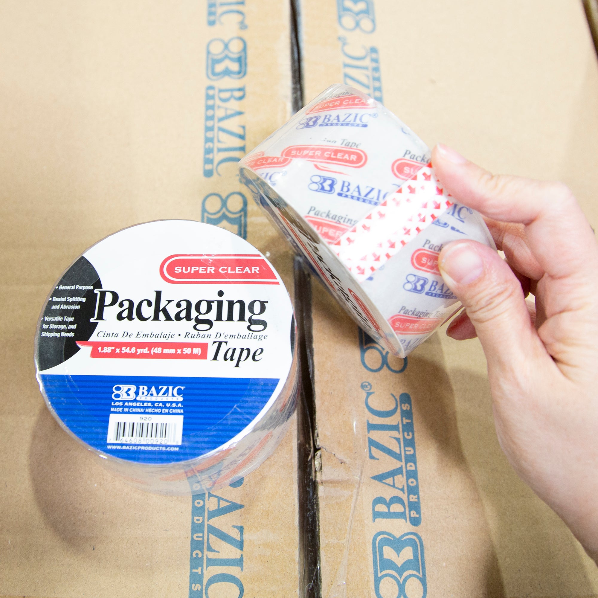 1.88" X 54.6 Yards Clear Packaging Tape