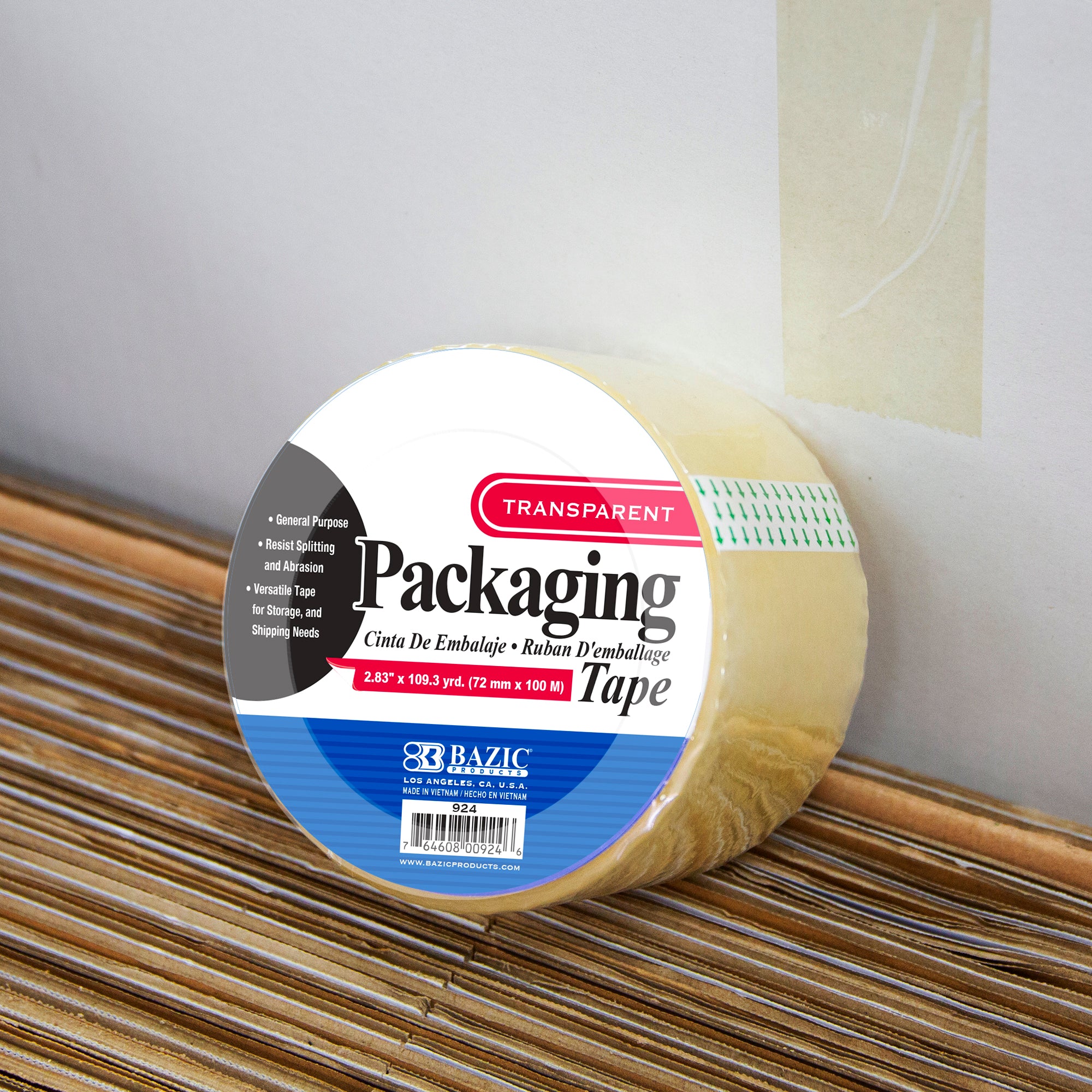 2.83" X 109.3 Yards Clear Packaging Tape