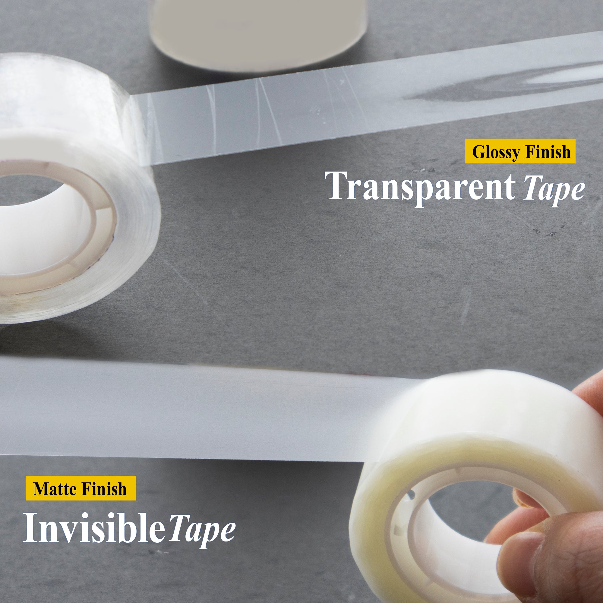 3/4" X 250" Invisible/Transparent Tape (3/Pack) w/ Floor Display