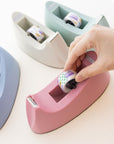 1" Core Heavy Duty Desktop Tape Dispenser w/ 3/4" x 250" Tape Refill