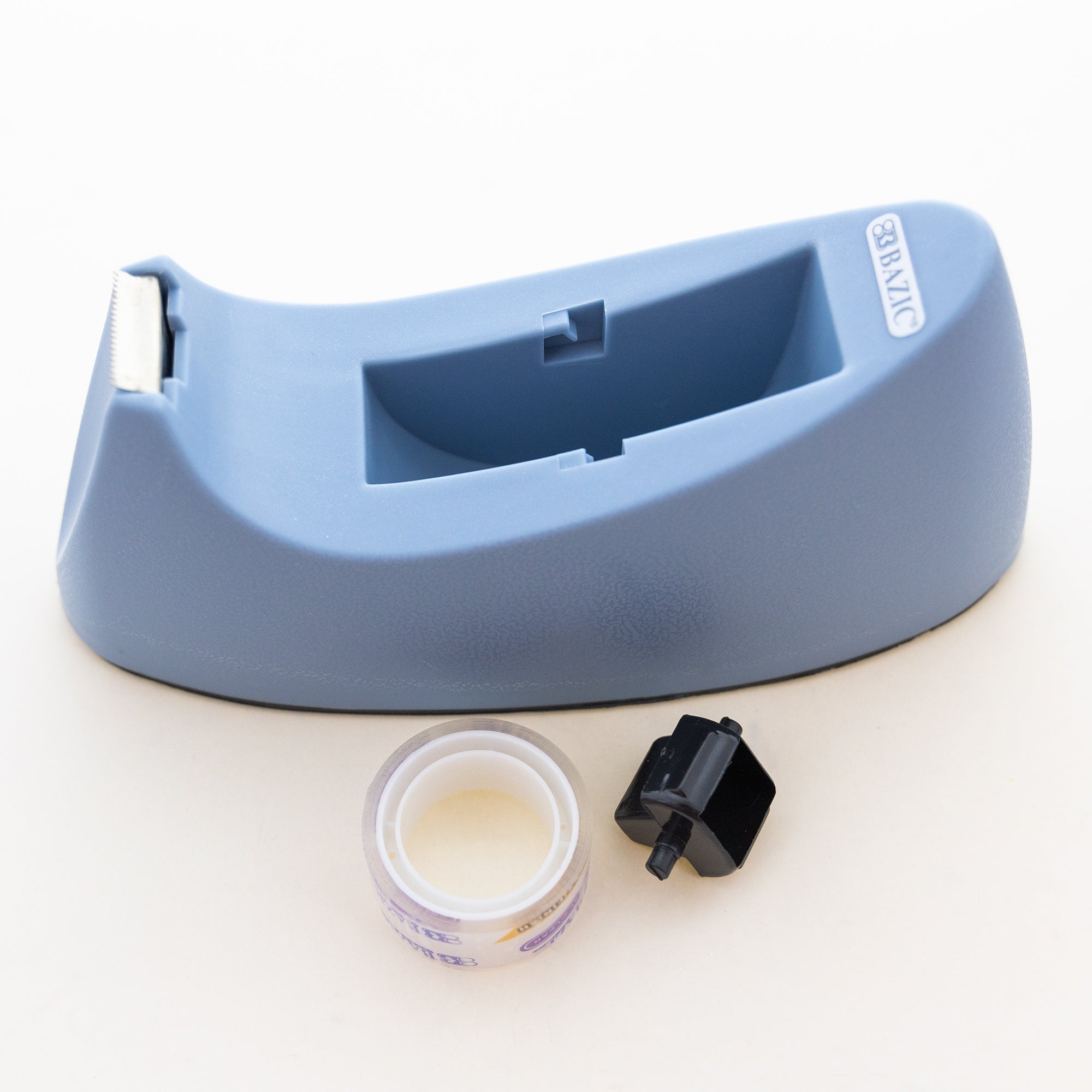 1" Core Heavy Duty Desktop Tape Dispenser w/ 3/4" x 250" Tape Refill