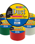1.88" X 10 Yard Assorted Colored Duct Tape (6 units)